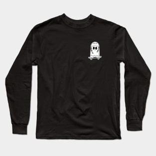 Skating Ghost Long Sleeve T-Shirt